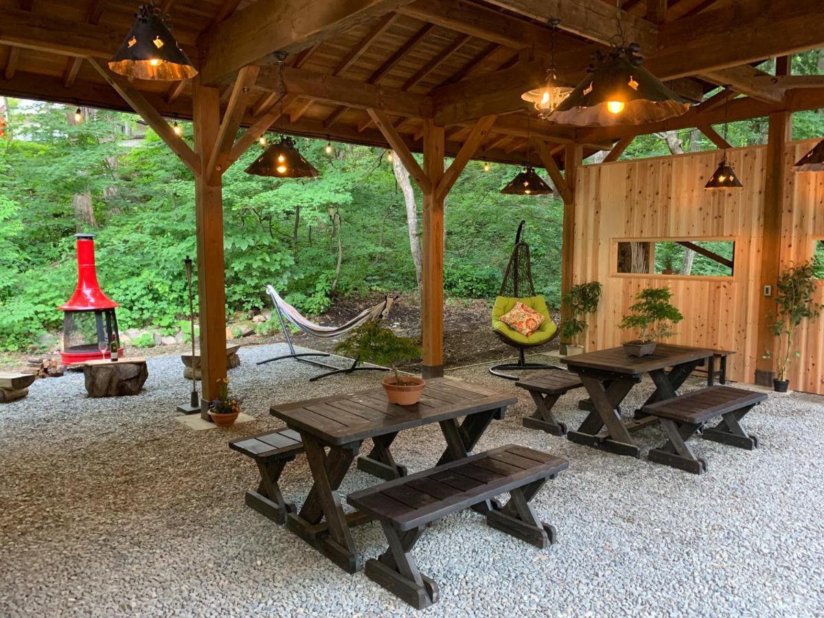 Kizuna Lodge & Bbq Centre 하쿠바 외부 사진